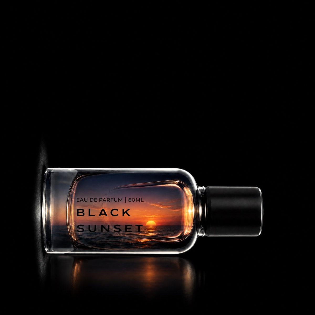 Black Sunset - the world inside the bottle