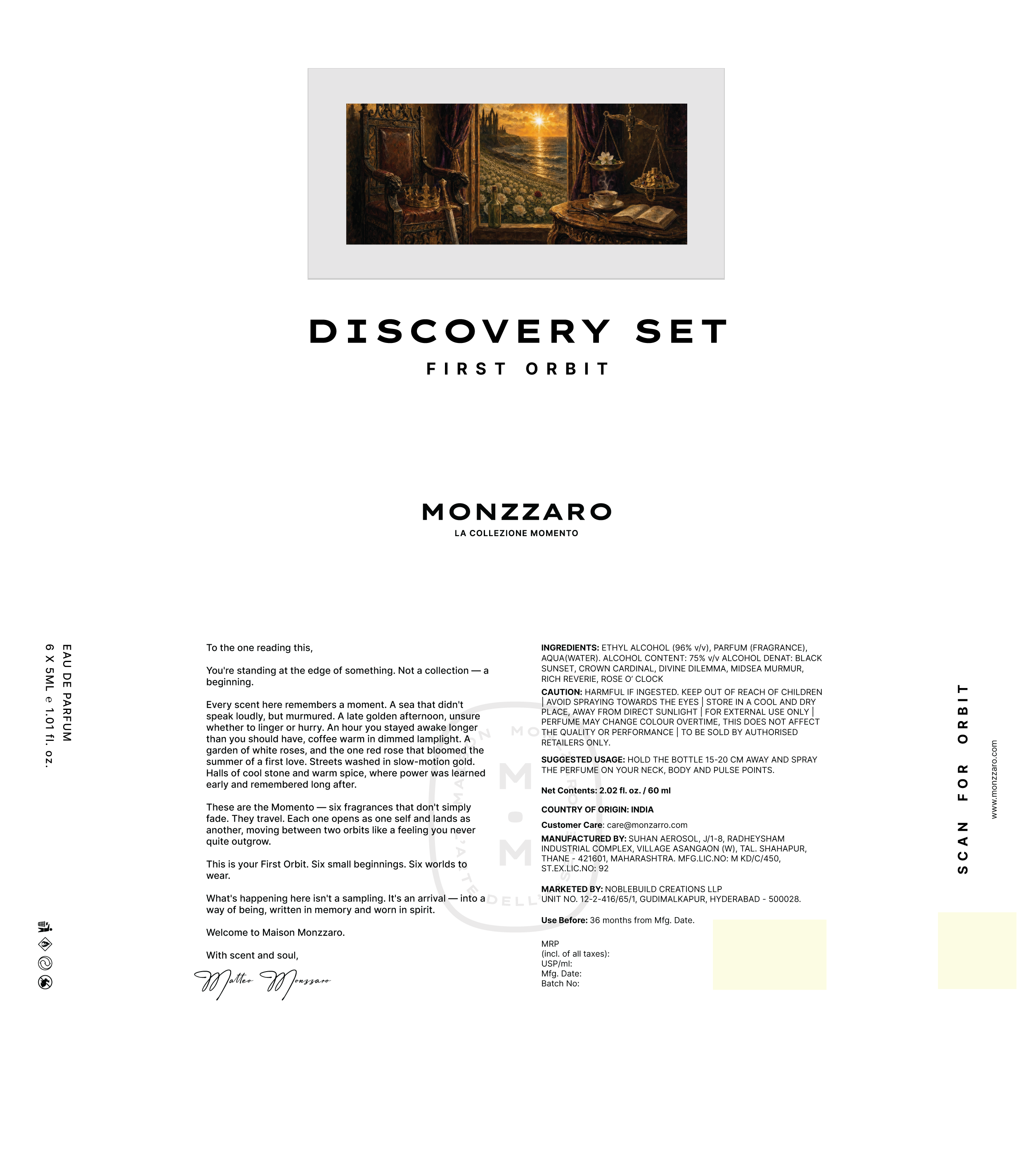 Discovery Set — six 5ml Epos perfumes