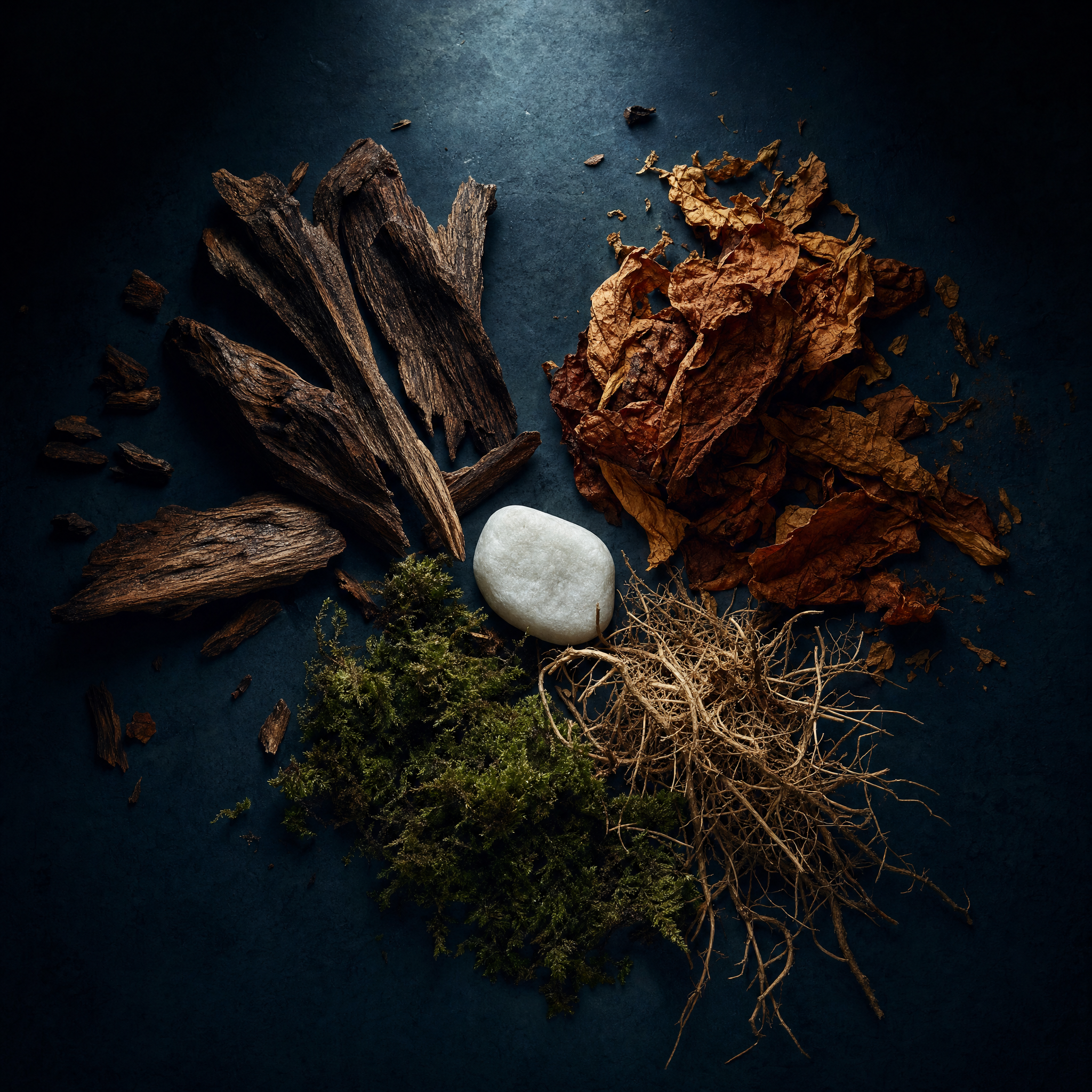 Base - Oud, Tobacco & Musk, Vetiver & Moss