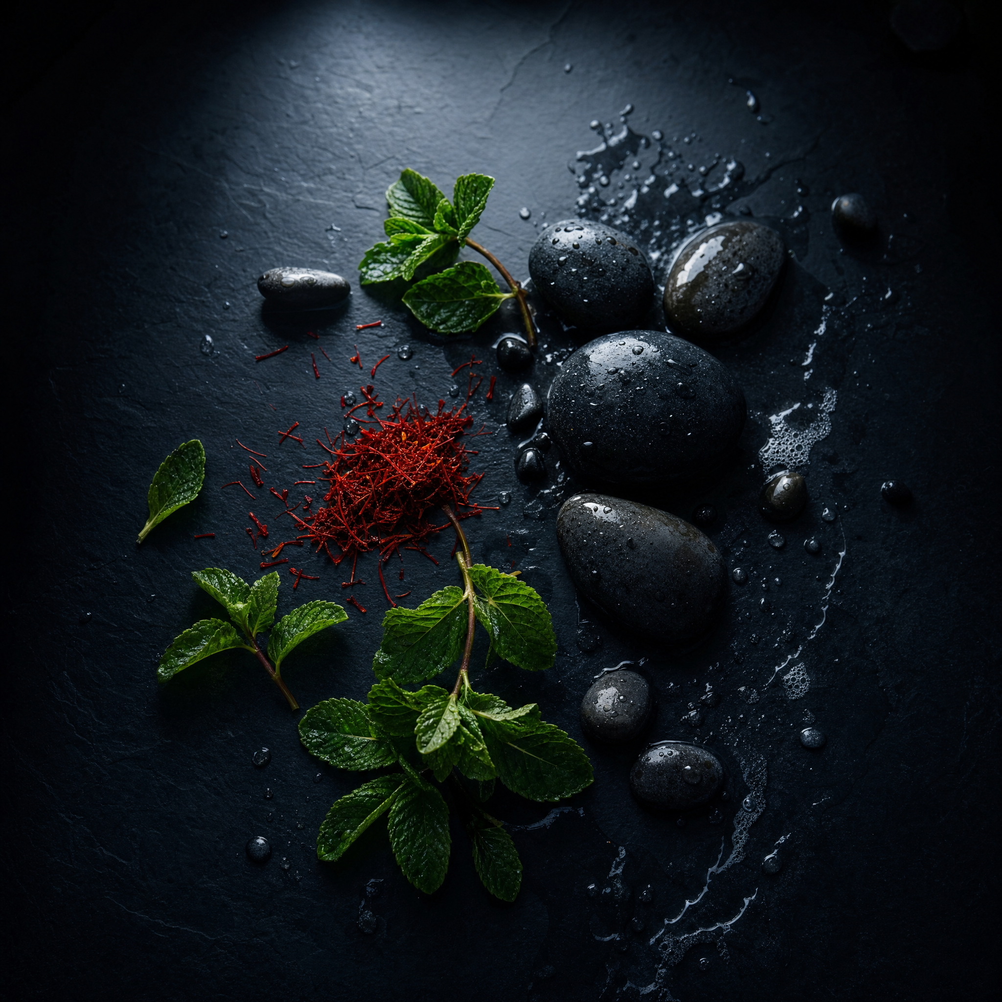 Top - Saffron, Mint, Marine Notes