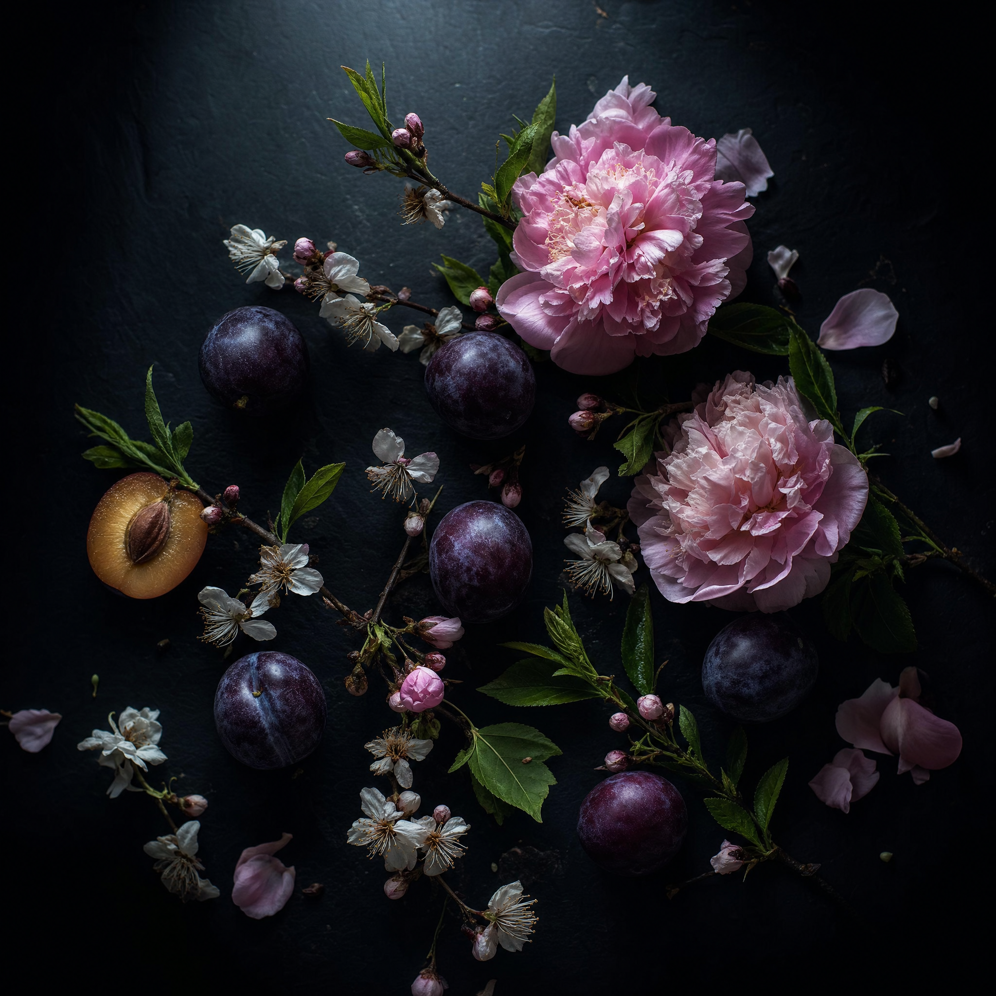 Turns - Plum, Raspberry Blossom, Peony
